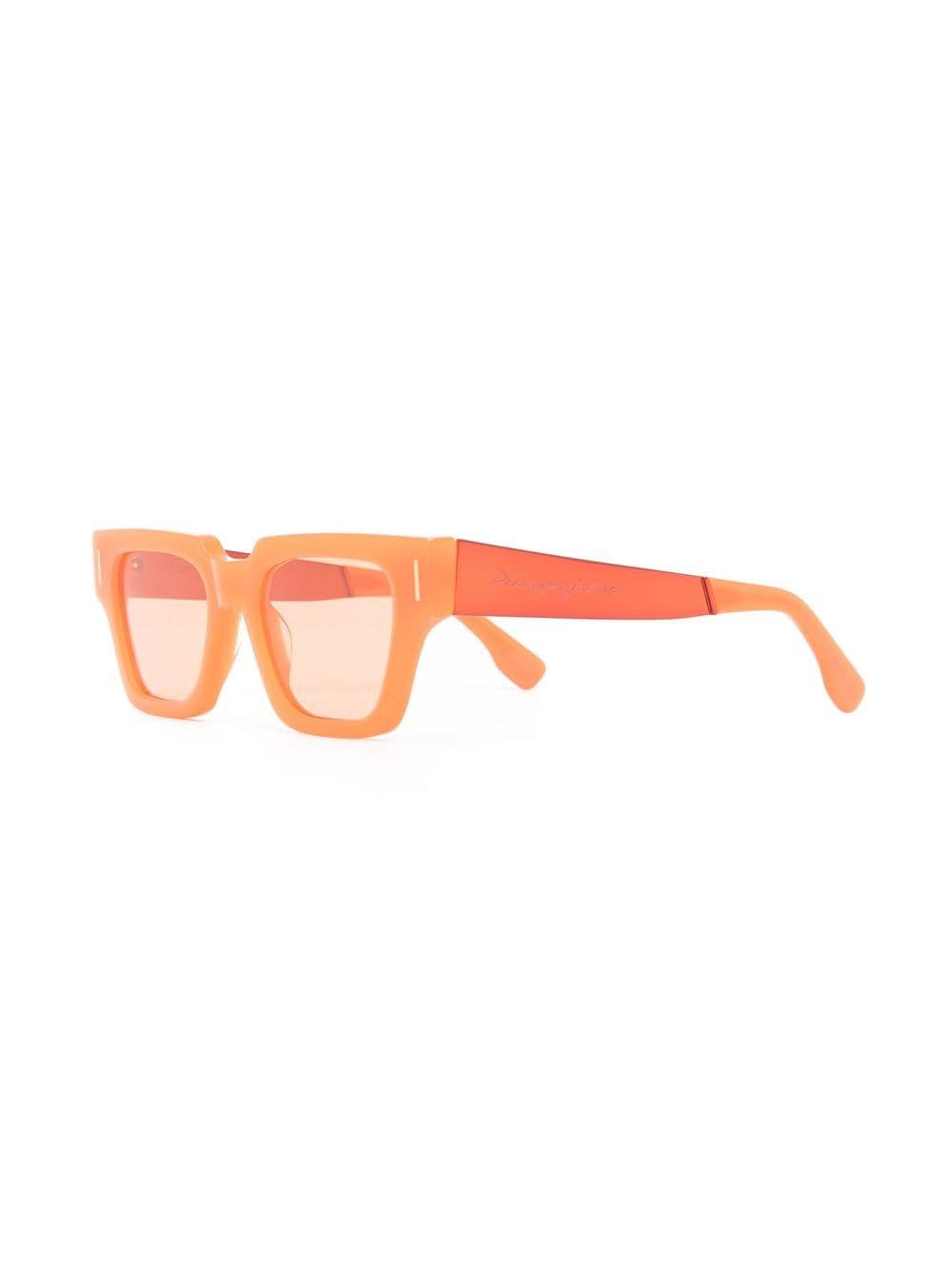 Shop Retrosuperfuture Square-frame Sunglasses In Orange