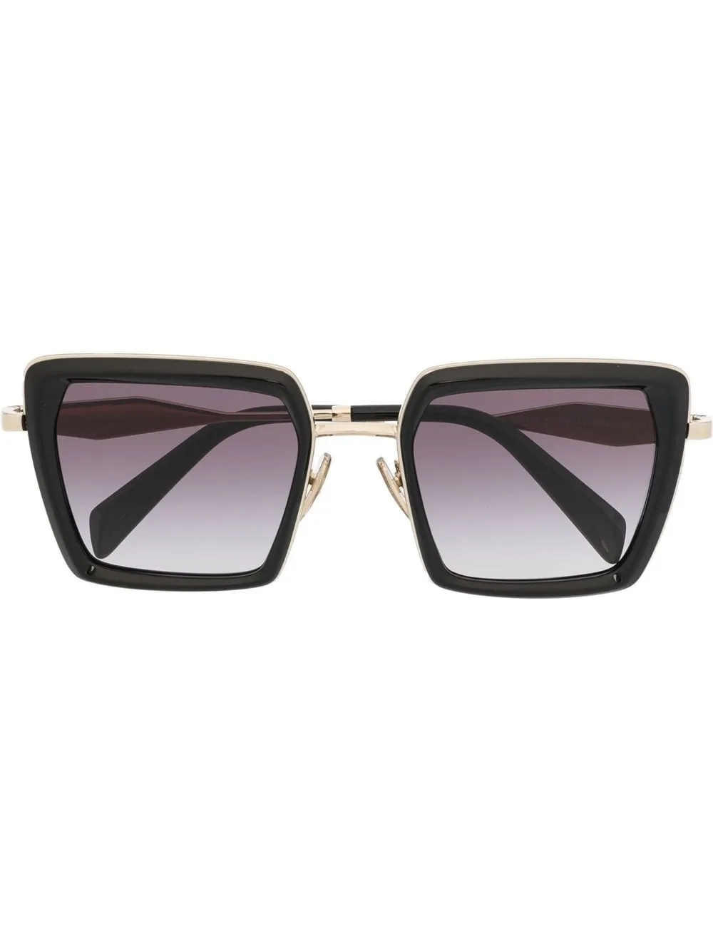 

Prada Eyewear logo-print square-frame sunglasses - Black