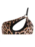 Roberto Cavalli leopard-print bikini top - Neutrals