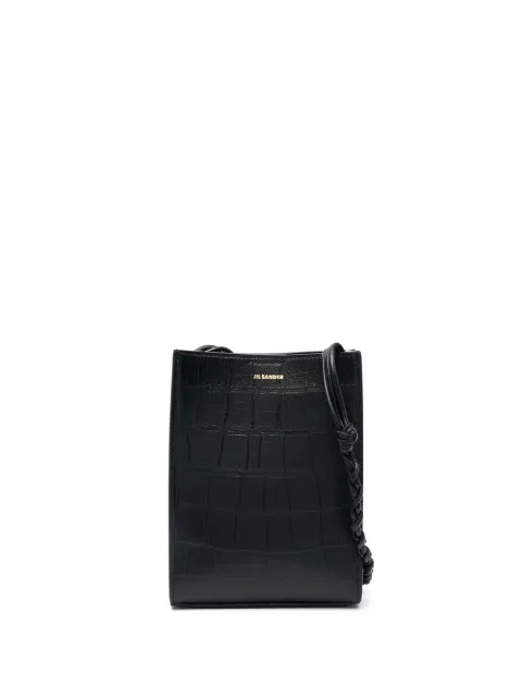 Jil Sander Schultertasche mit Logo-Prägung