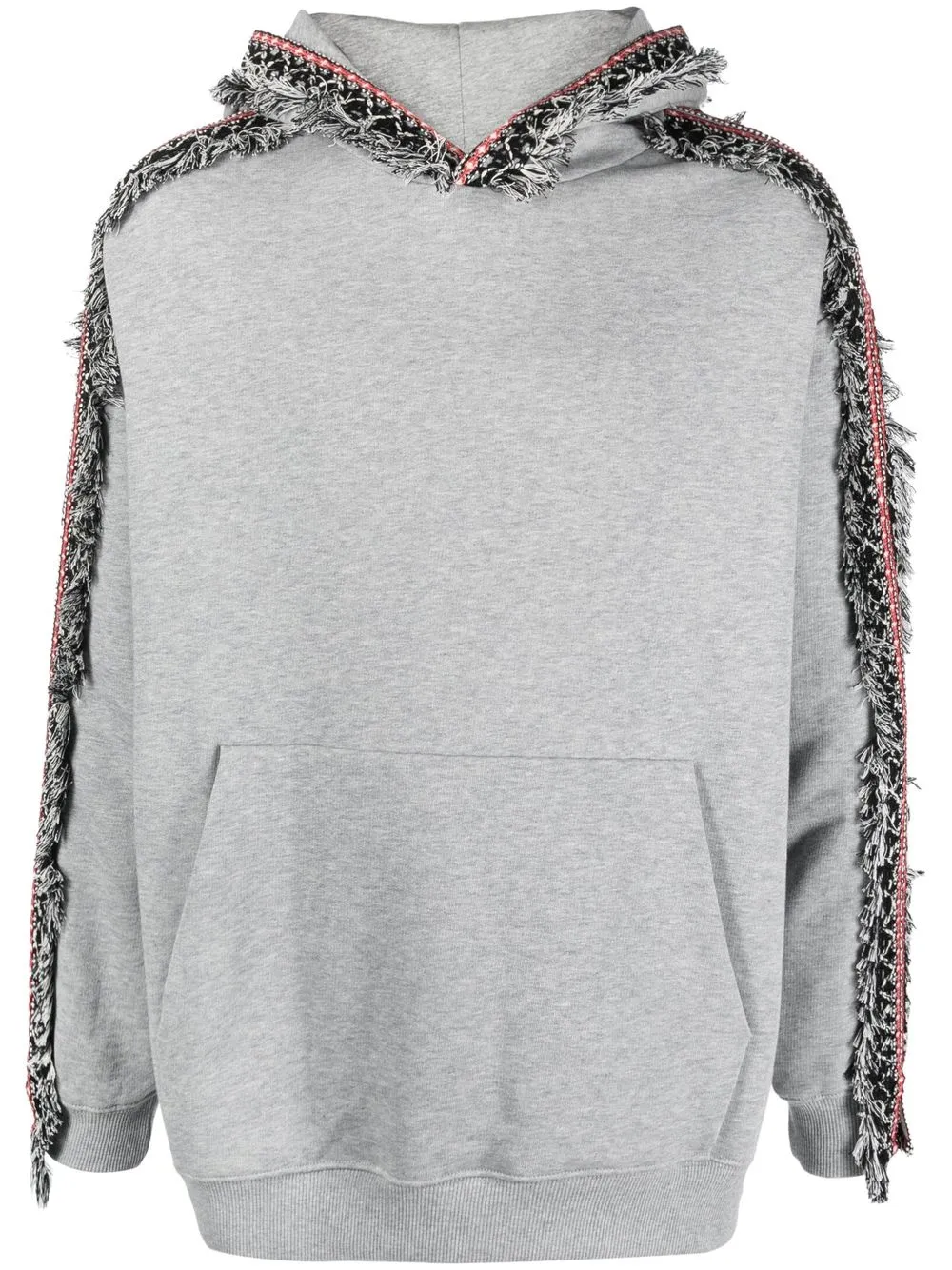 RITOS embroidered-detail hoodie - Grey