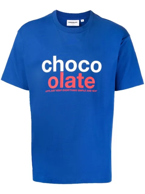 CHOCOOLATE playera manga corta con logo estampado
