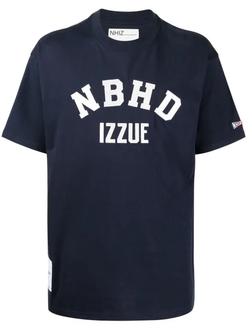 Izzue t-shirt à logo brodé - Bleu - izzue - Modalova