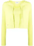 CHOCOOLATE double-layer cardigan top - Yellow