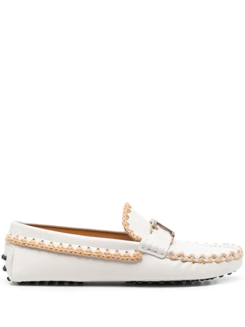Mocassins en cuir à boucles - Tod's - Modalova