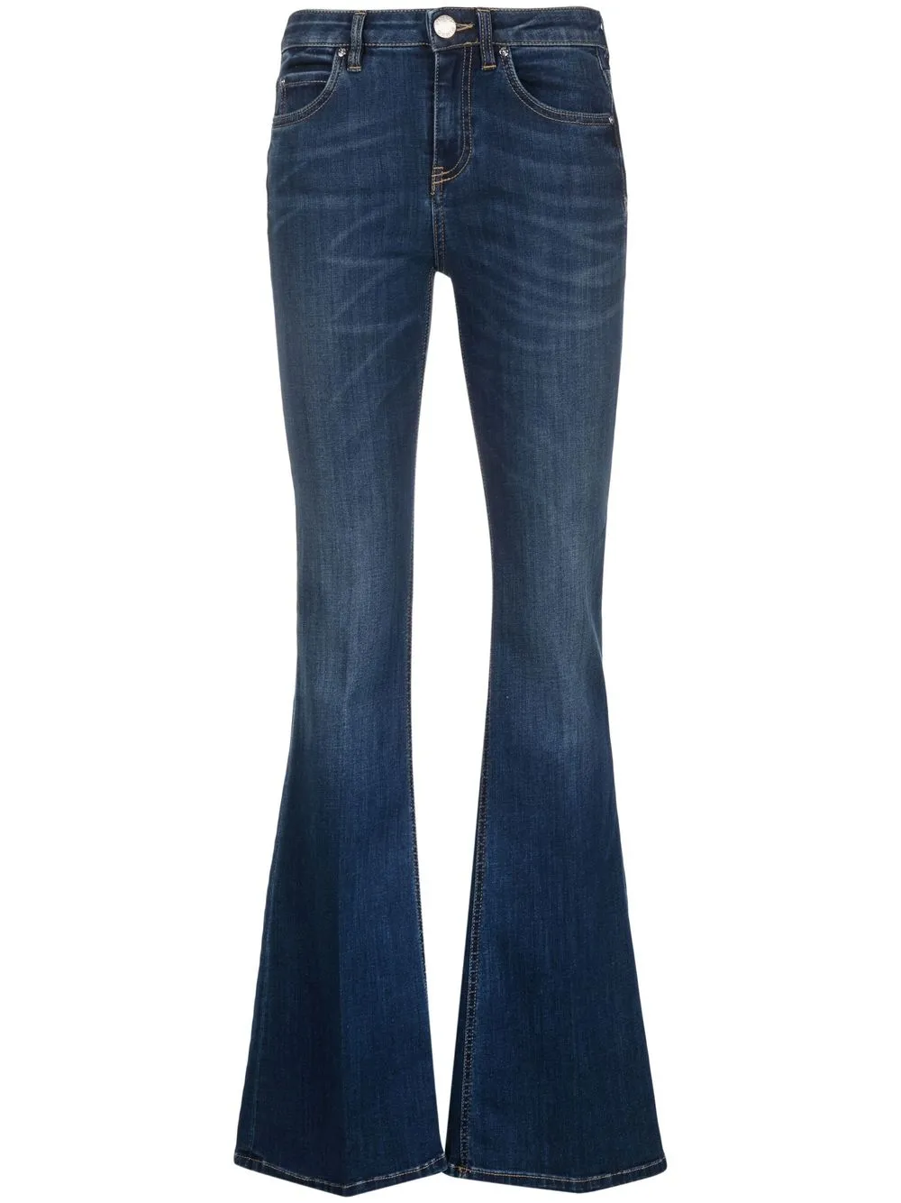 

PINKO Floral flared jeans - Blue