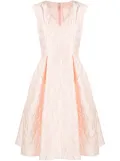 Talbot Runhof jacquard A-line dress - Pink