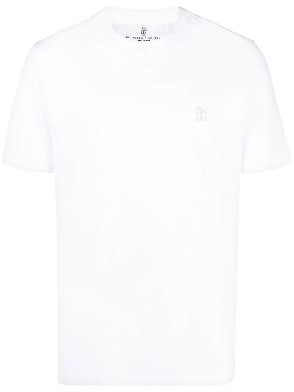 

Brunello Cucinelli logo-print short-sleeve T-shirt - White