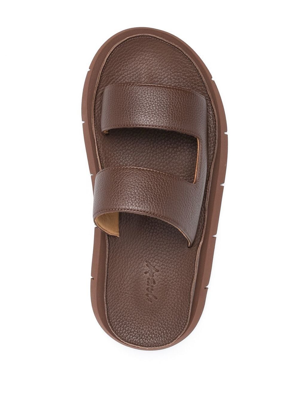 Shop Marsèll Intagliato 40mm Sandals In Braun
