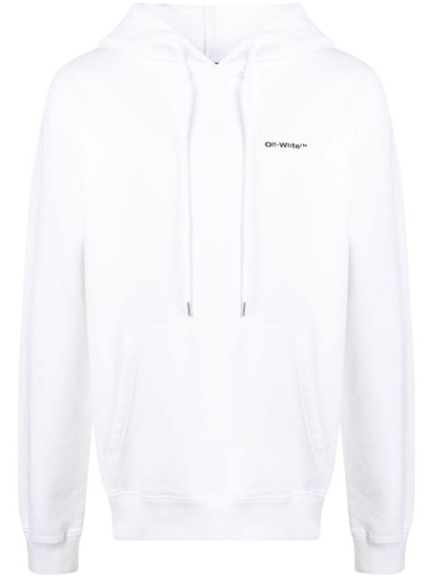 Off-White Wave Diag drawstring hoodie Men