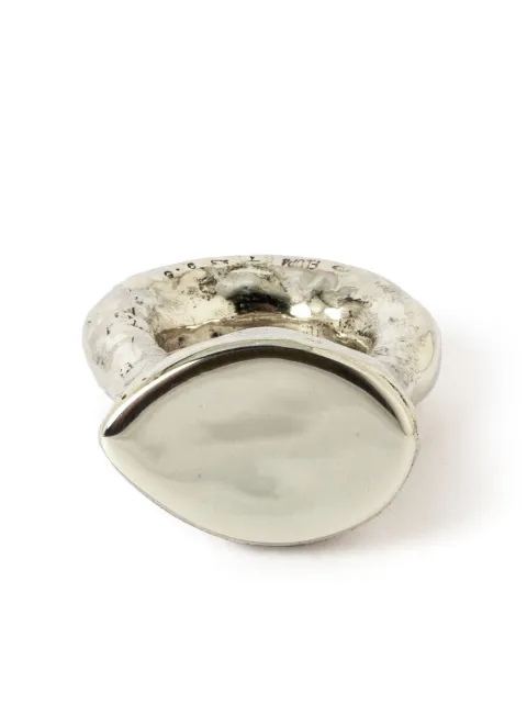 Parts of Four Giant Roman sterling silver ring 