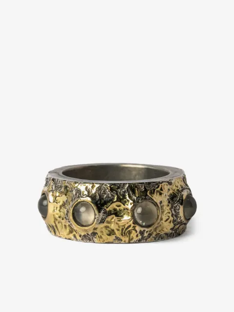 Parts of Four Sistema rainbow moonstone ring