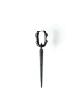 Parts of Four extra small Deco spike earring - Black