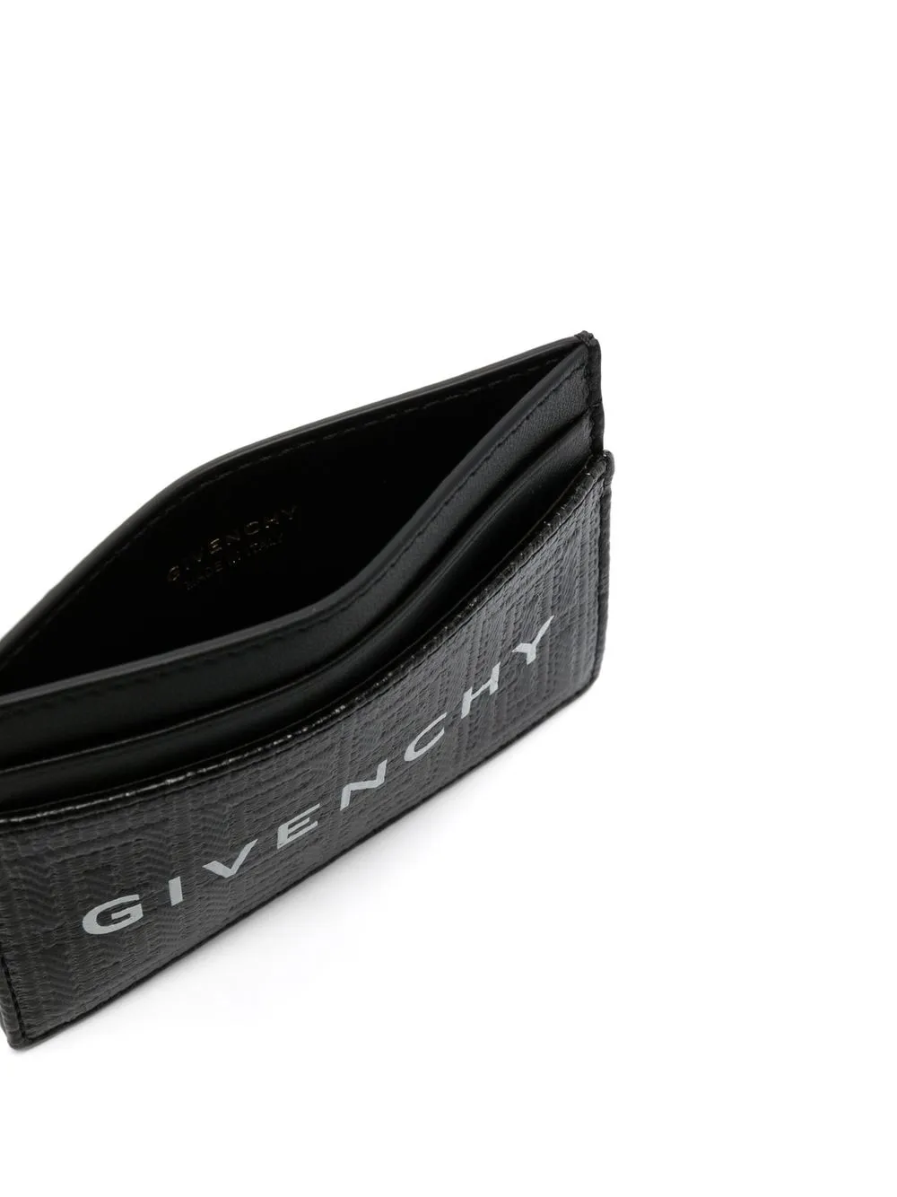  Givenchy Logo-print Monogrammed Cardholder - Black 
