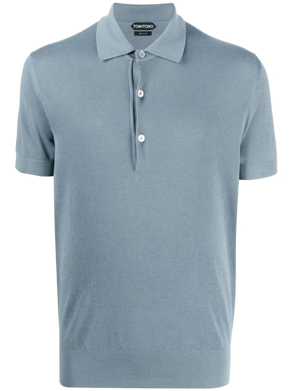 

TOM FORD playera tipo polo con botones en la parte delantera - Azul