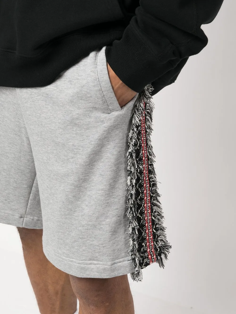 RITOS Trainingsshorts met contrasterend vlak Grijs