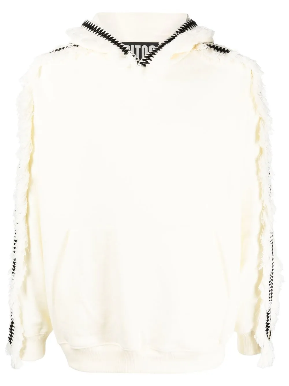 RITOS embroidered-detail hoodie | Neutrals | Image 1