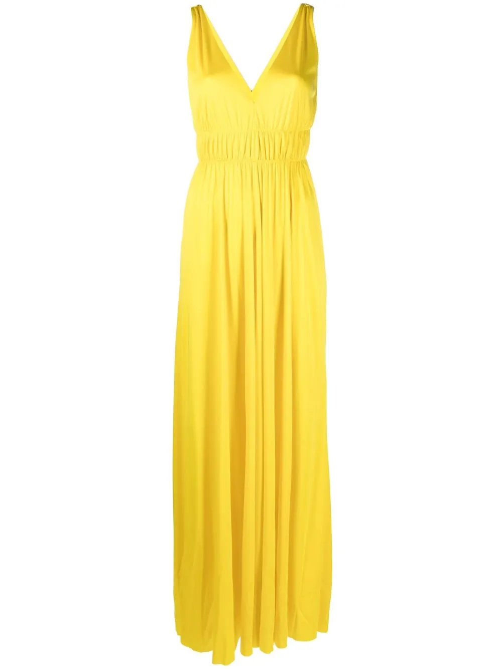 P.A.R.O.S.H TECLA SATIN MAXI DRESS