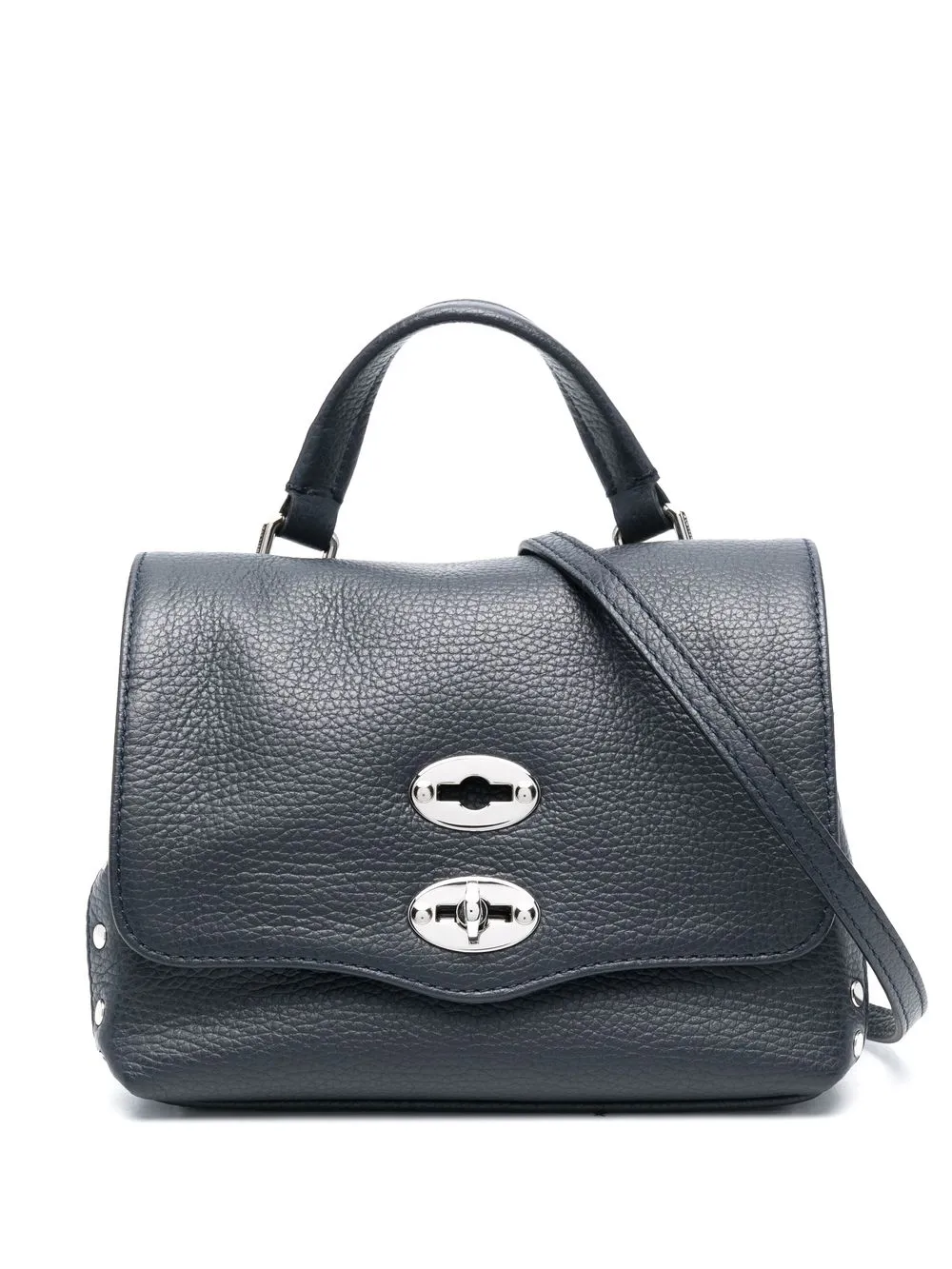 

Zanellato stud-detail leather tote bag - Blue