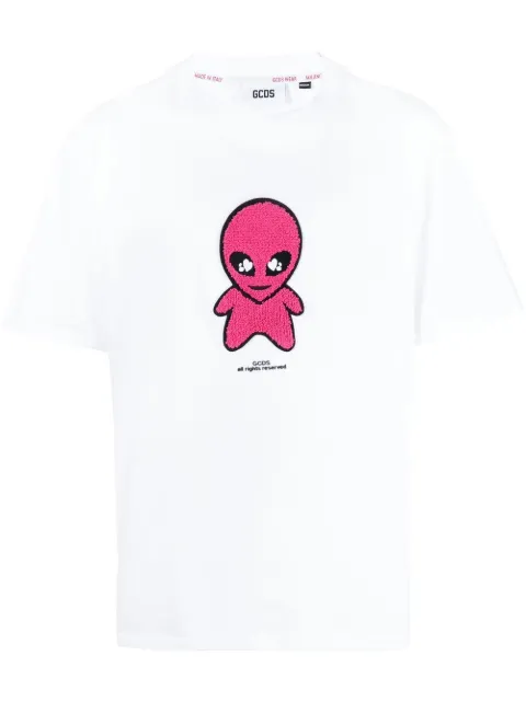 GCDS logo-print short-sleeve T-shirt