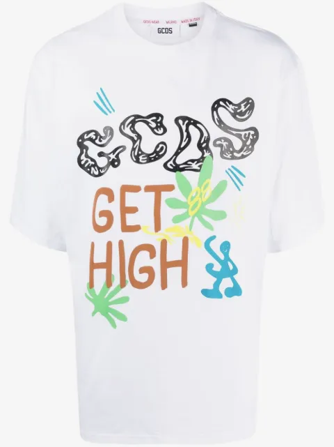 GCDS logo-print short-sleeve T-shirt 