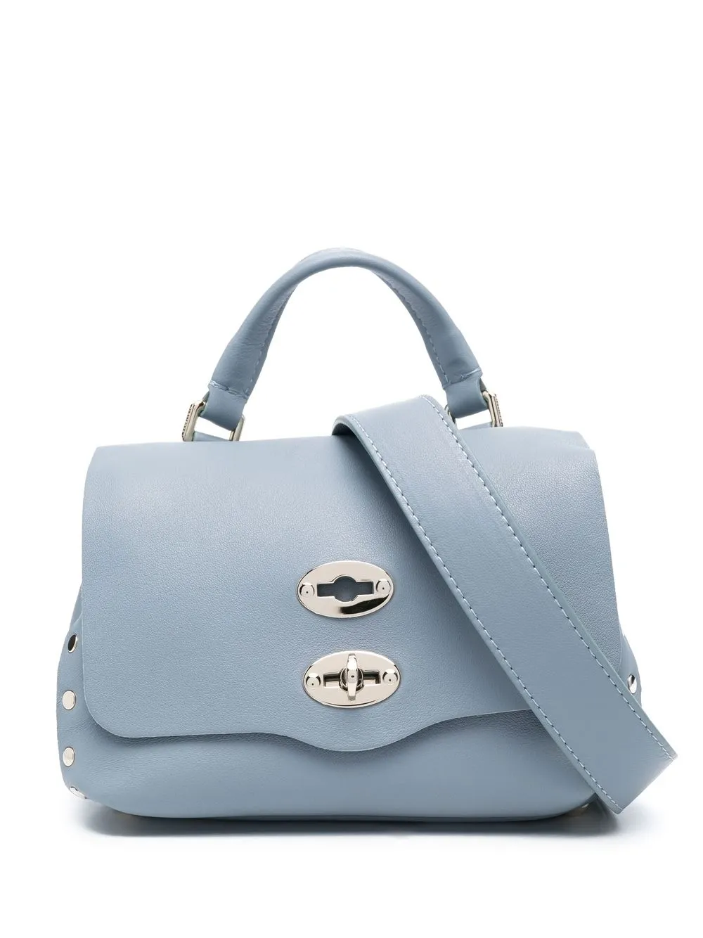 

Zanellato stud-detail leather tote bag - Blue