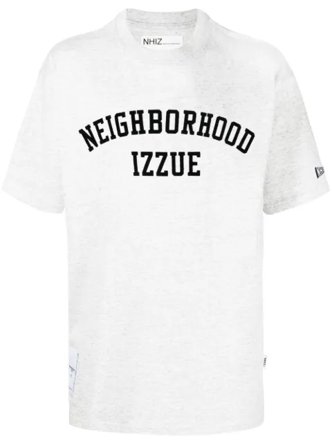izzue logo-print short-sleeve T-shirt