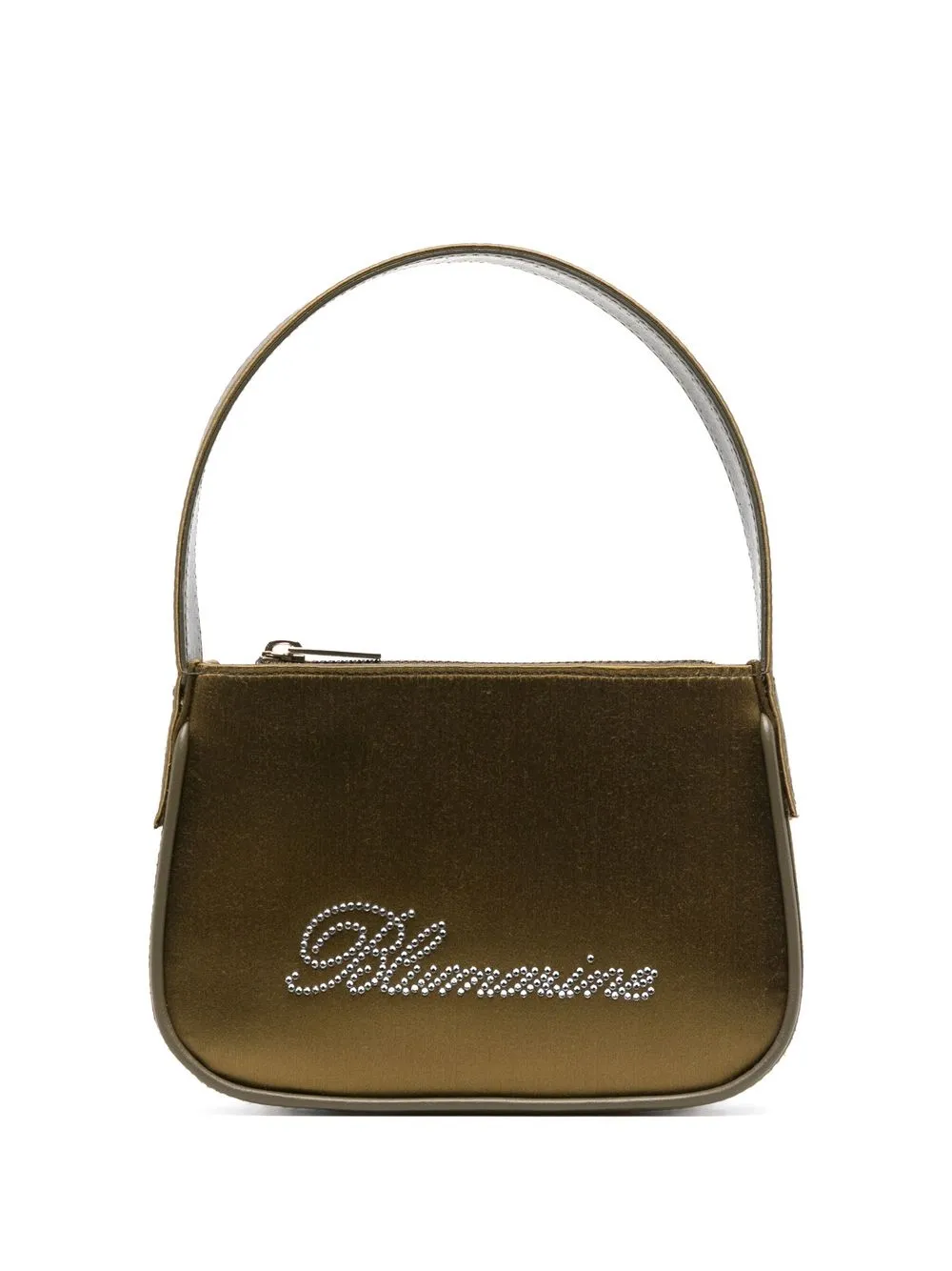 Blumarine mini sac à logo strassé - Vert Top Merken Winkel