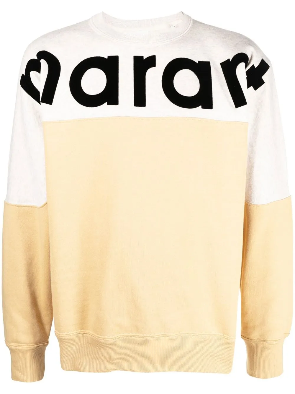 

Isabel Marant logo-print crew-neck sweatshirt - Yellow