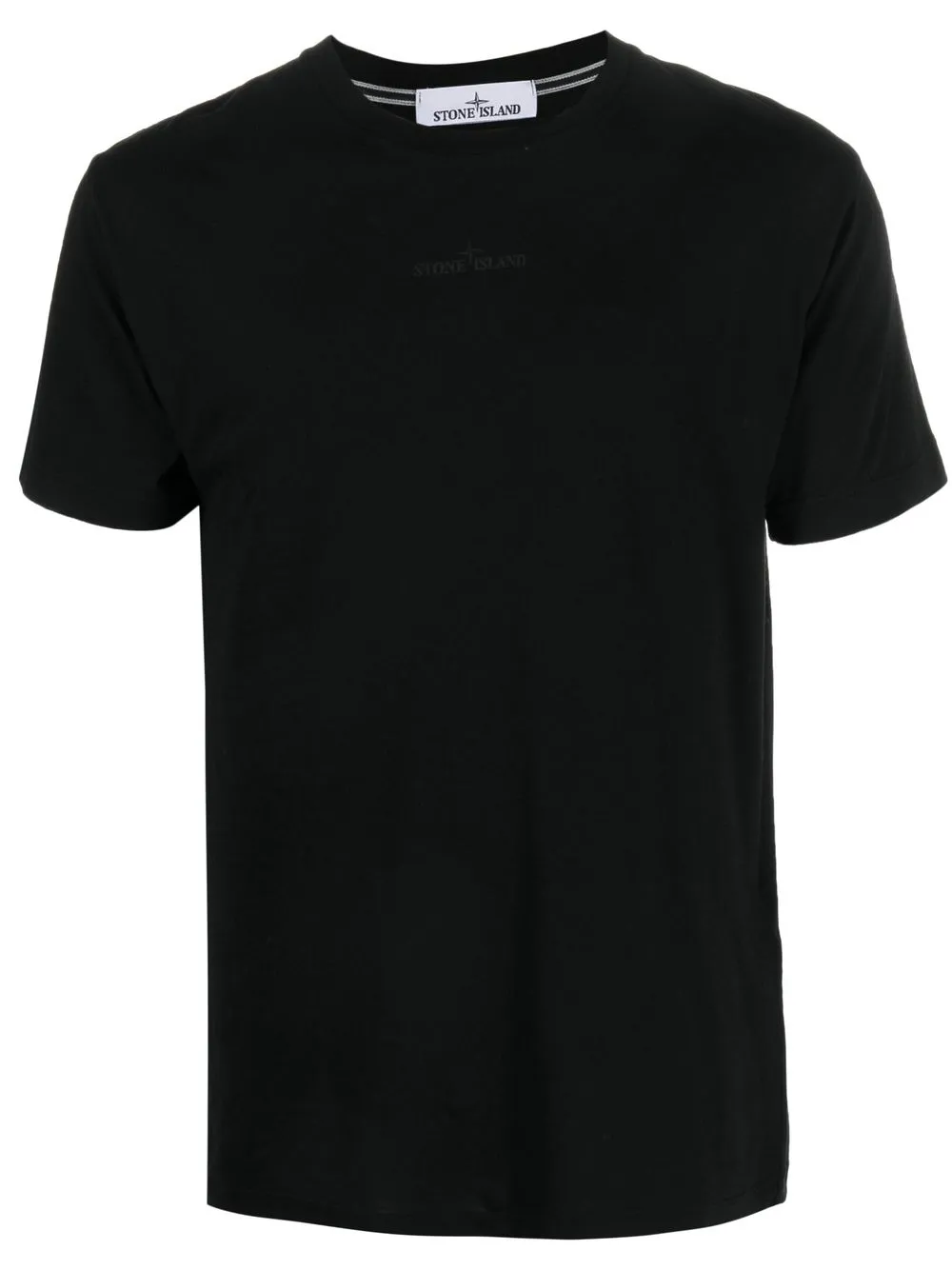

Stone Island playera con logo estampado - Negro
