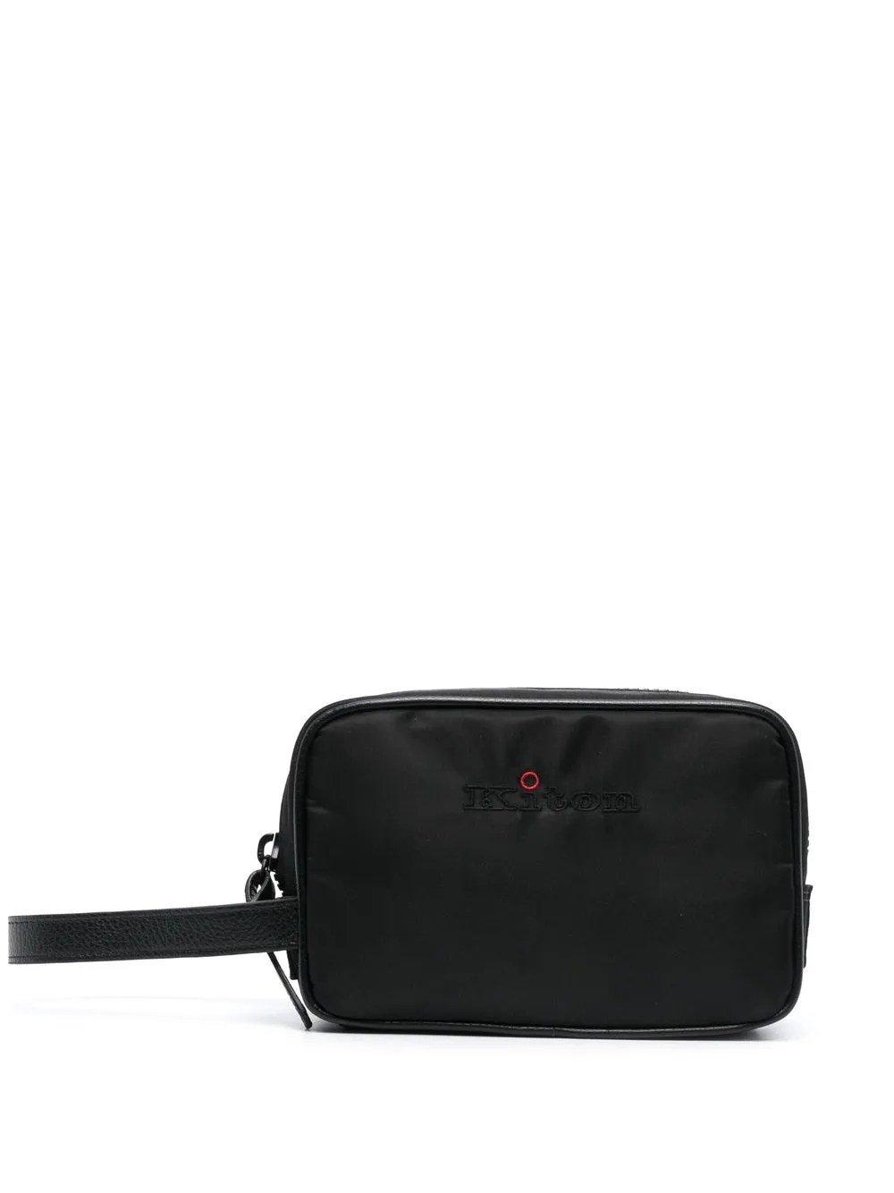 Kiton neceser con logo bordado - Negro