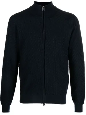 Maison Margiela メゾン・マルジェラ リブニット ジップカーディガン