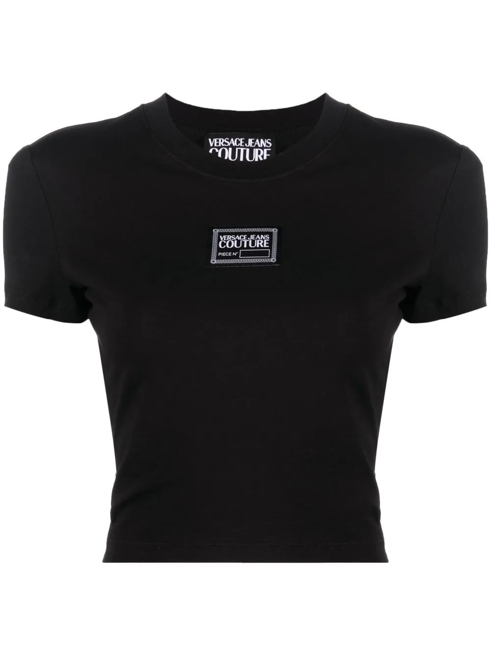 

Versace Jeans Couture playera corta con logo estampado - Negro