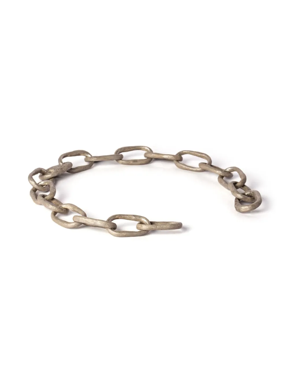 PARTS OF FOUR SMALL ROMAN LINK NECKLACE