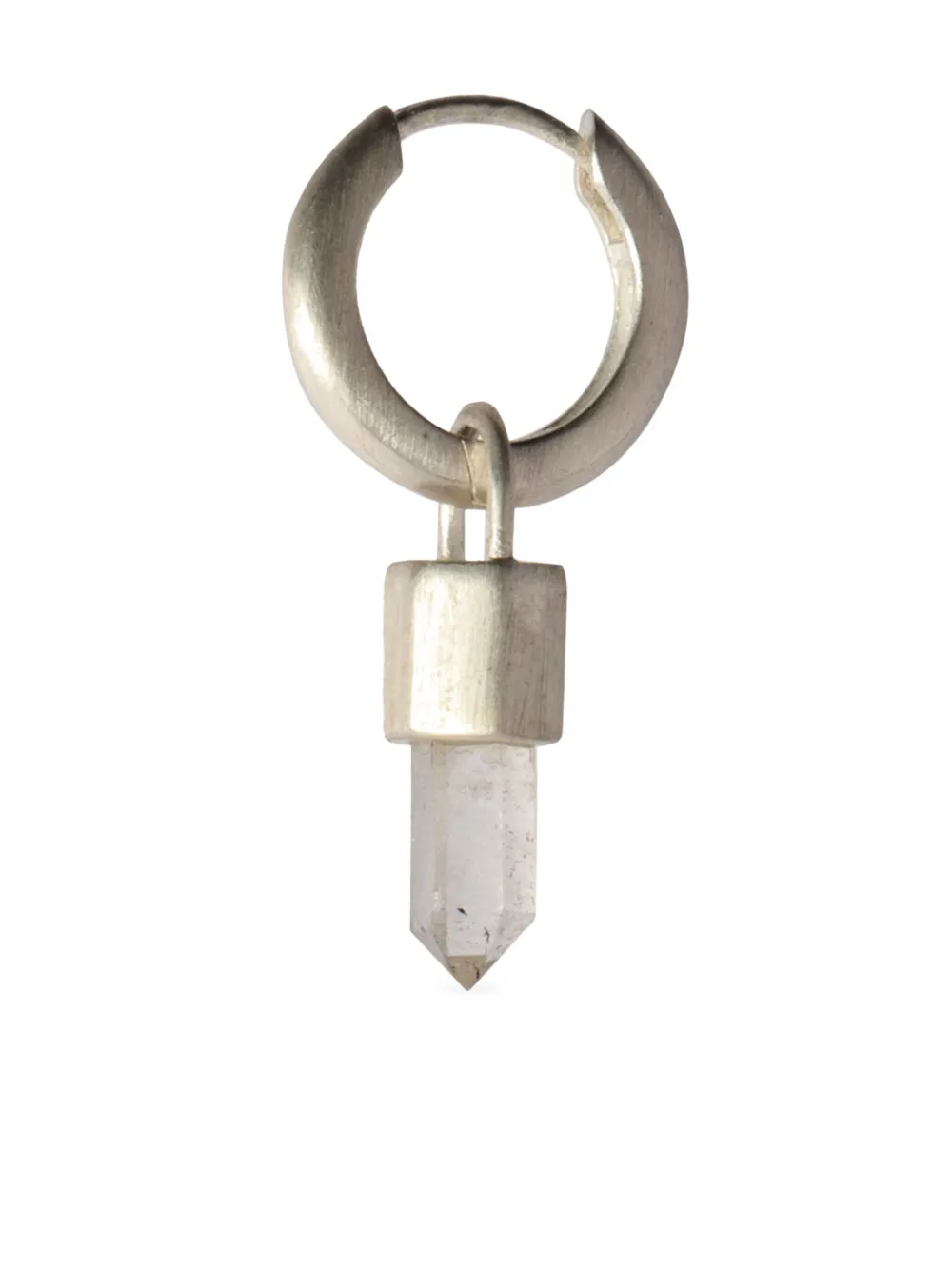 Parts Of Four Hoop-design Single Earring In Silver
