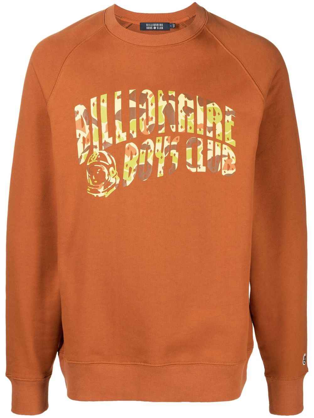 Shop Billionaire Boys Club Camo Arch Logo-print Jumper In Brown