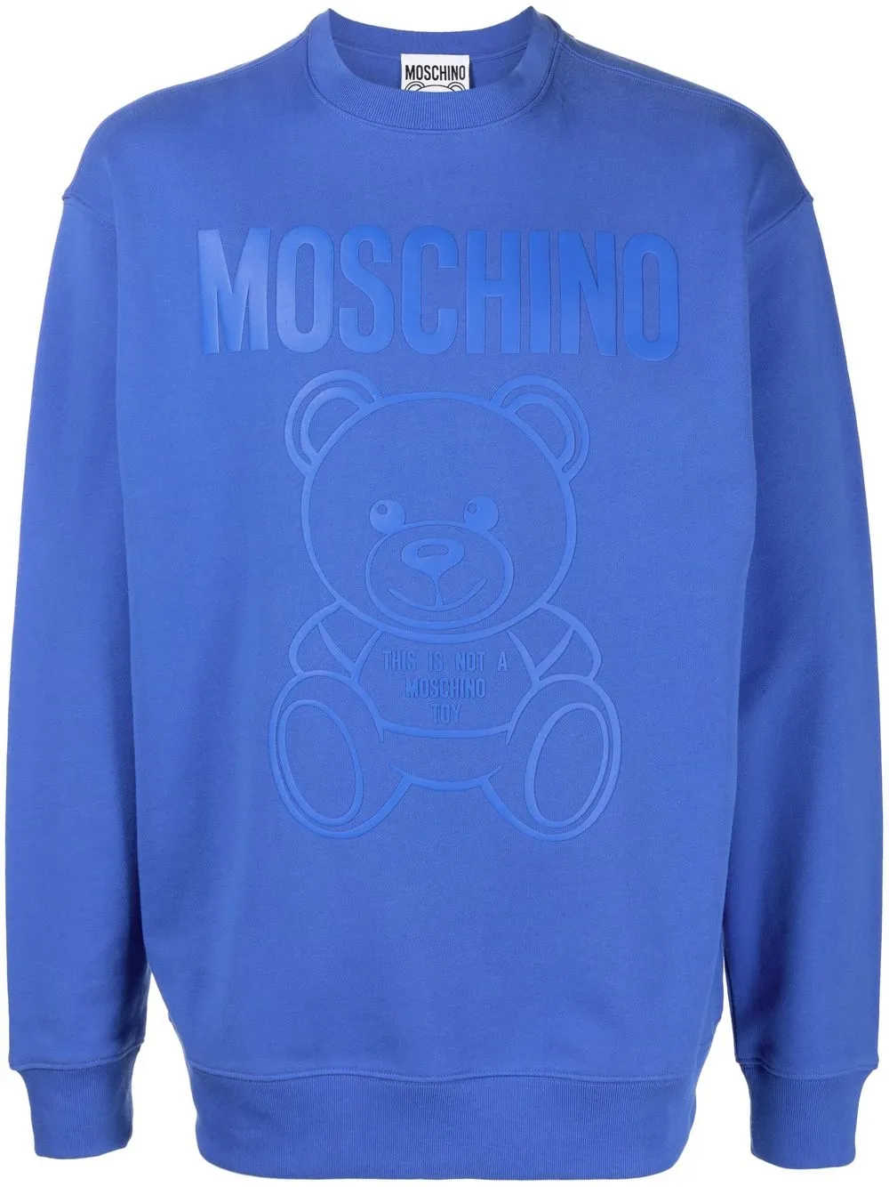 

Moschino Teddy Bear motif jumper - Blue