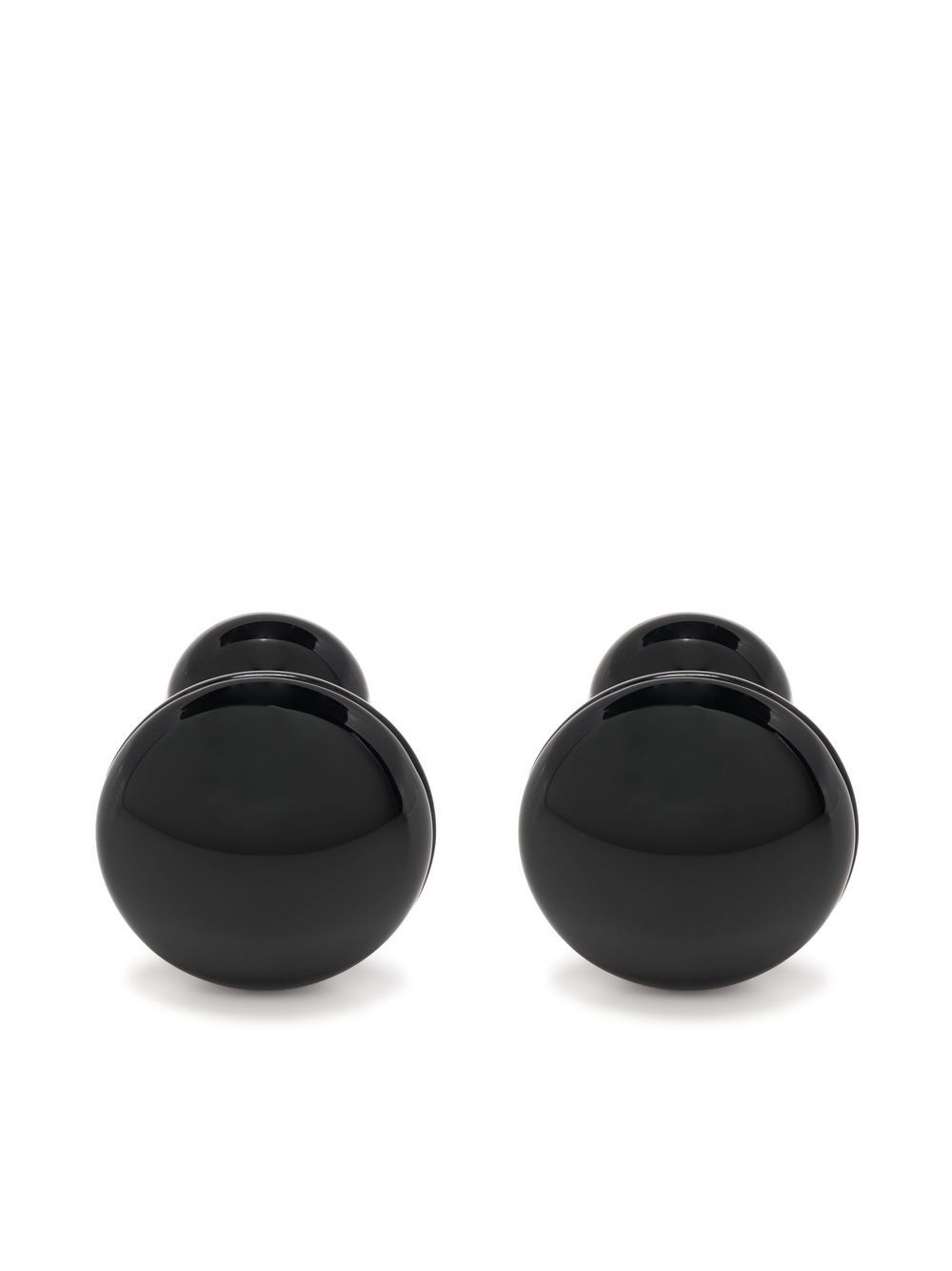 

Lanvin circular cufflinks - Black