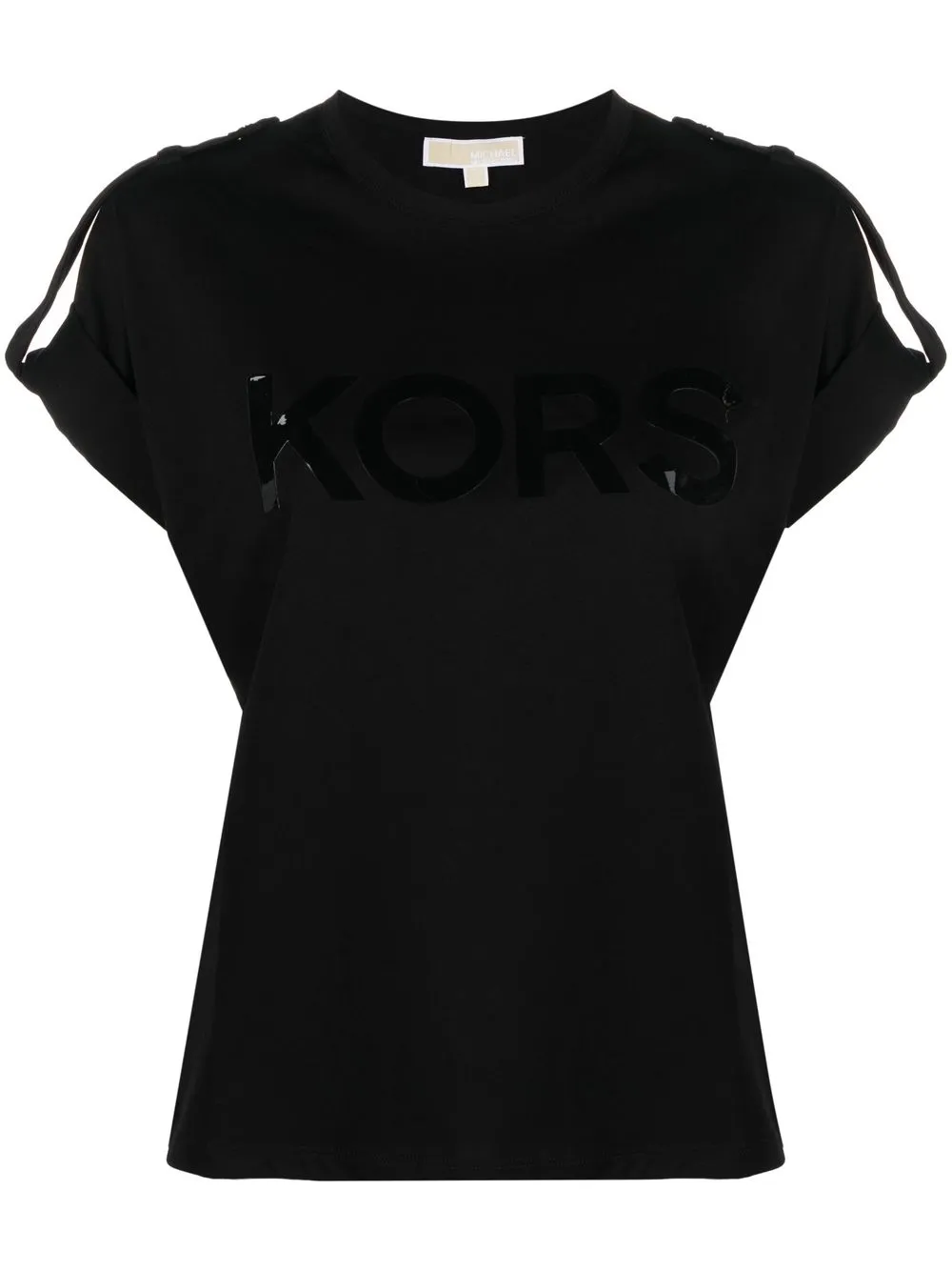 MICHAEL MICHAEL KORS LOGO-PRINT ORGANIC COTTON T-SHIRT