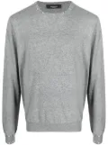 Versace studded crew-neck jumper - Grey