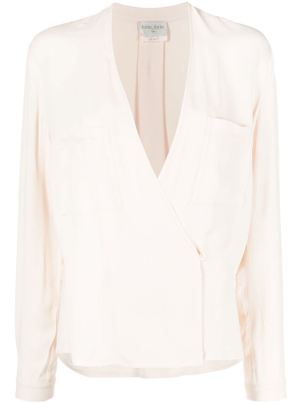 

Forte Forte V-neck long-sleeved blouse - Neutrals