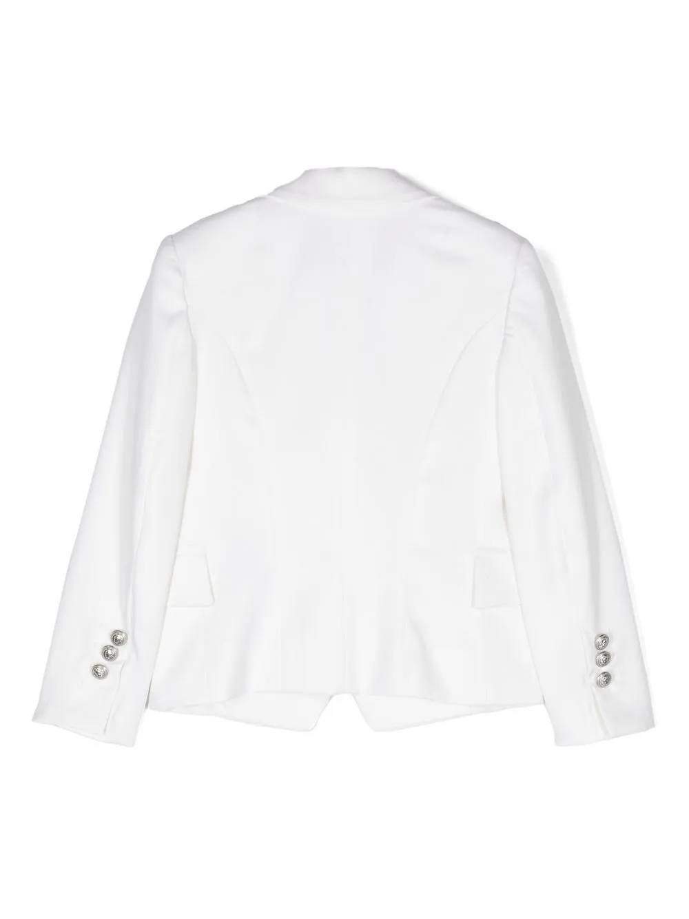 Balmain Kids Blazer met dubbele rij knopen - Wit