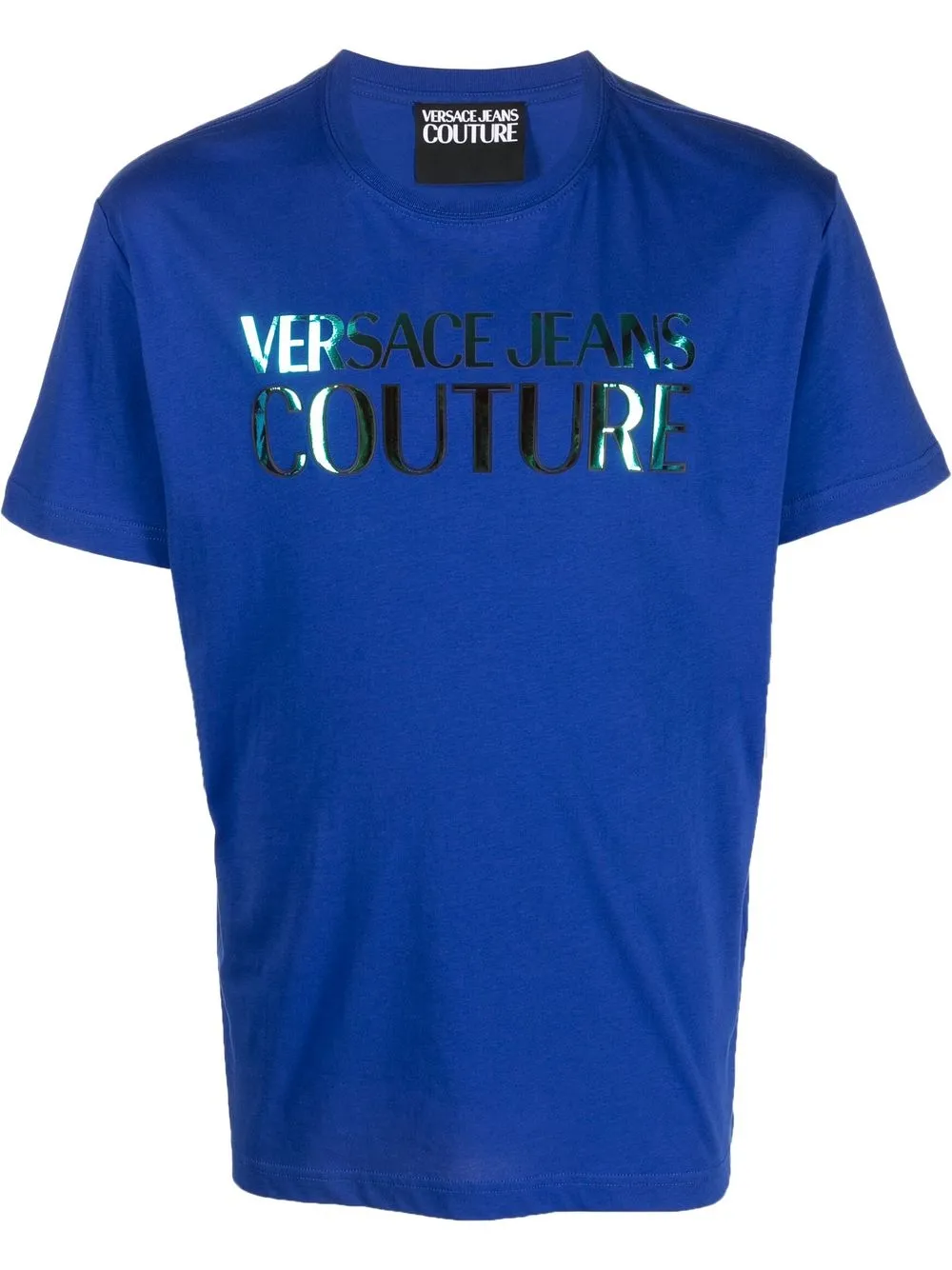 

Versace Jeans Couture logo-print short-sleeved T-shirt - Blue