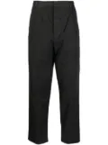 Nicolas Andreas Taralis cotton tapered trousers - Black