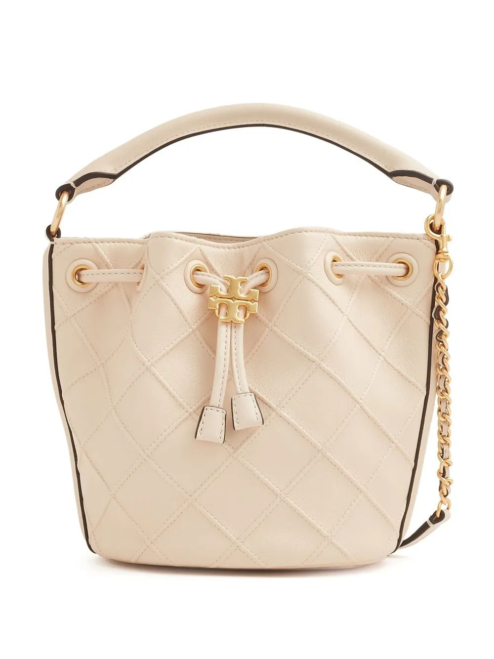 

Tory Burch small Soft Fleming bucket bag - Neutrals