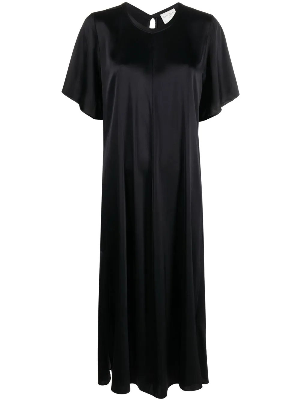 

Forte Forte vestido midi de seda stretch - Negro