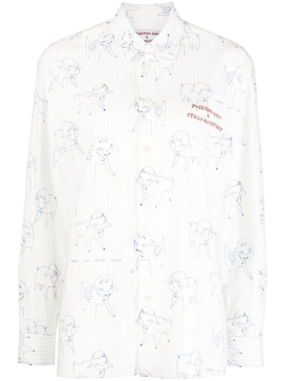 

Stella McCartney logo-print shirt - White