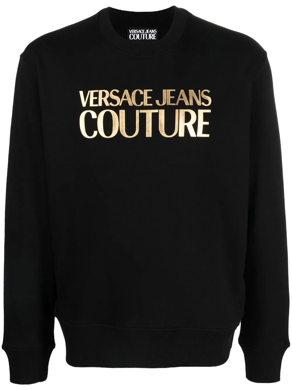 

Versace Jeans Couture logo-print crew neck sweatshirt - Black