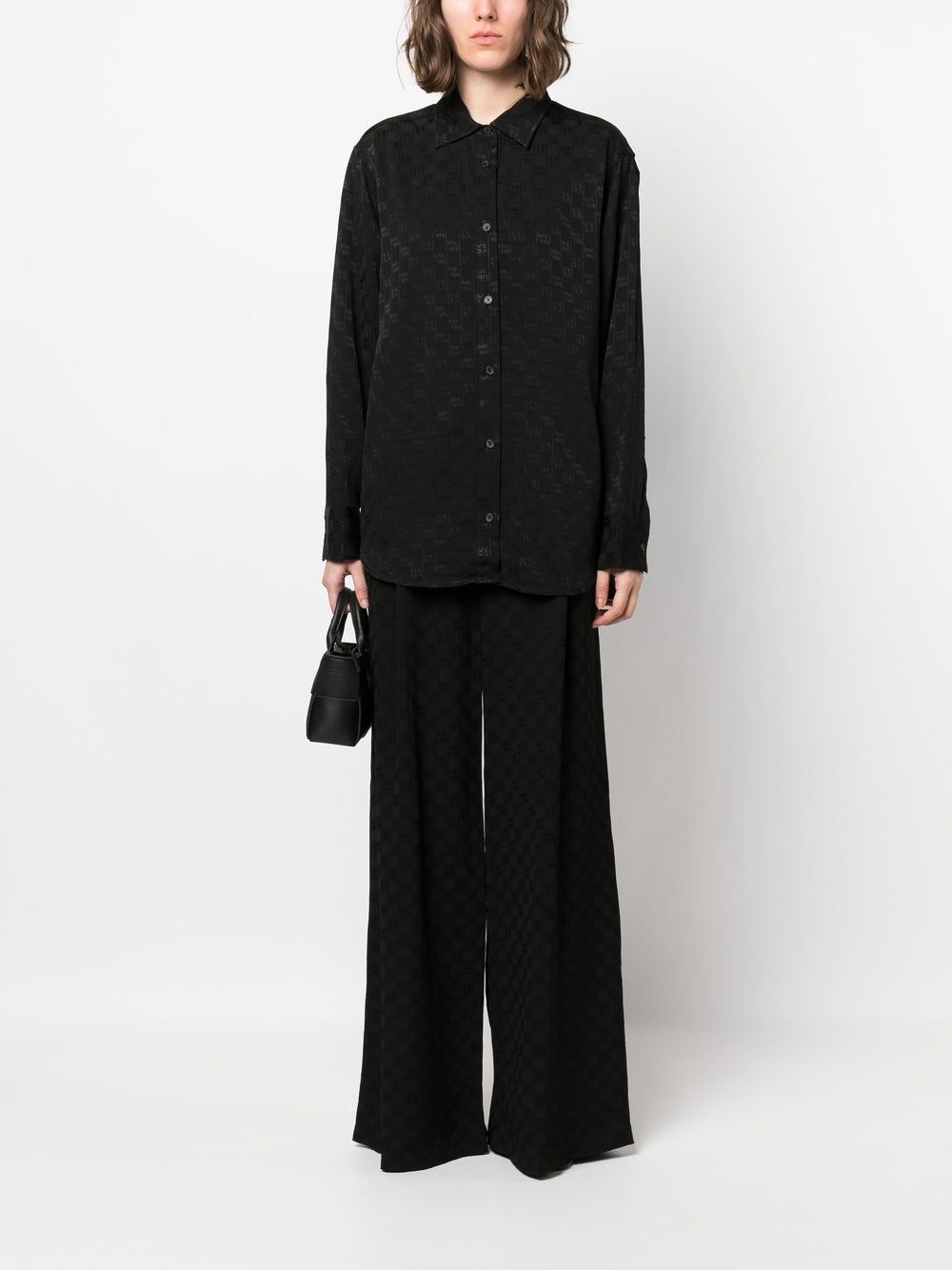 Michael Michael Kors Oversized blouse - Zwart