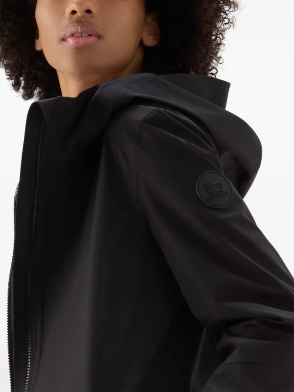 Woolrich Leavitt Lightweight Parka | Black | FARFETCH BH
